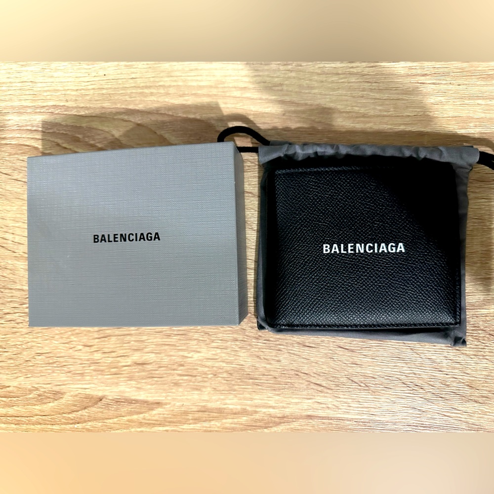 Men’s Balenciaga Square Fold Wallet ~ NEW WITH TAG & BOX